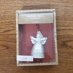 Seasonal Decor Love Angel Bell by Demdaco 3" Tall - New